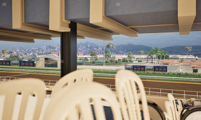 Del Mar Thoroughbred Club - Section First Turn Lvl 3 Tbl 855 Seat View
