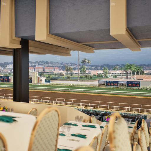 Del Mar Thoroughbred Club - Section First Turn Lvl 3 Tbl 856 Seat View