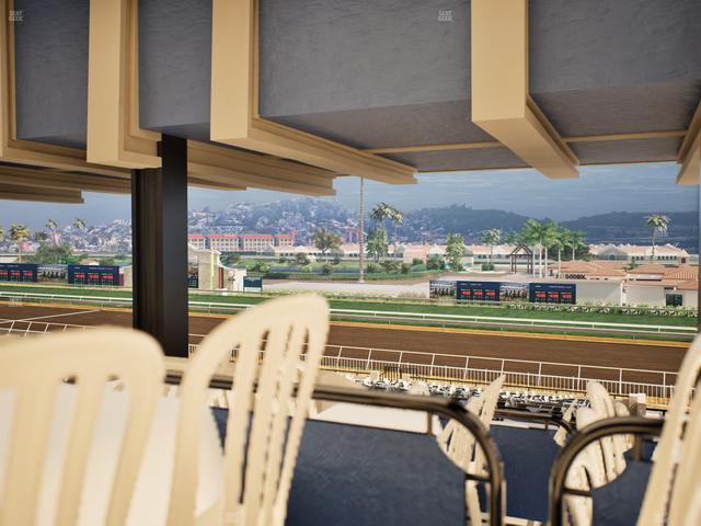 Del Mar Thoroughbred Club - Section First Turn Lvl 3 Tbl 856 Seat View