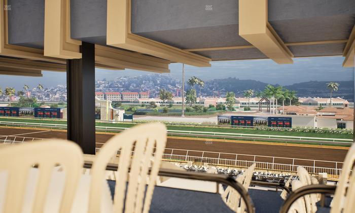 Del Mar Thoroughbred Club - Section First Turn Lvl 3 Tbl 856 Seat View