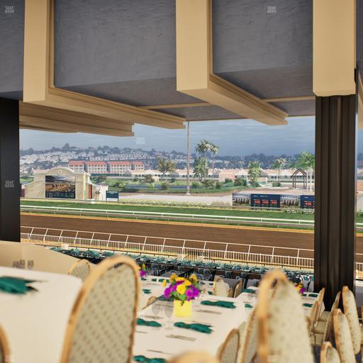 Del Mar Thoroughbred Club - Section First Turn Lvl 3 Tbl 857 Seat View