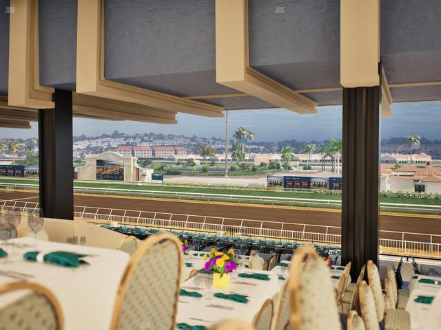 Del Mar Thoroughbred Club - Section First Turn Lvl 3 Tbl 857 Seat View