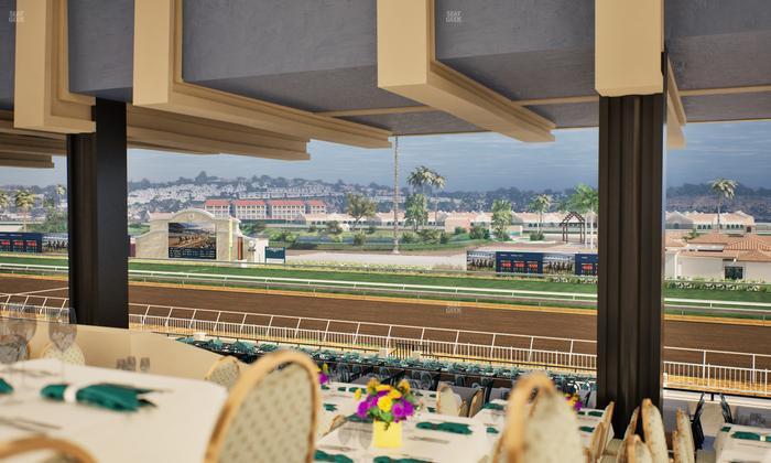 Del Mar Thoroughbred Club - Section First Turn Lvl 3 Tbl 857 Seat View
