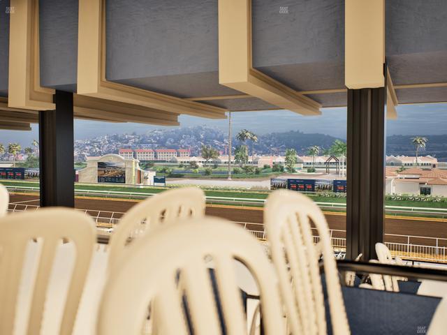 Del Mar Thoroughbred Club - Section First Turn Lvl 3 Tbl 857 Seat View