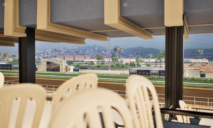 Del Mar Thoroughbred Club - Section First Turn Lvl 3 Tbl 857 Seat View