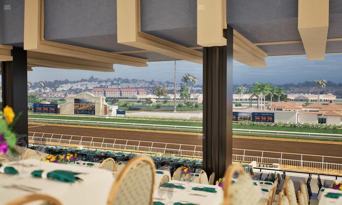 Del Mar Thoroughbred Club - Section First Turn Lvl 3 Tbl 858 Seat View