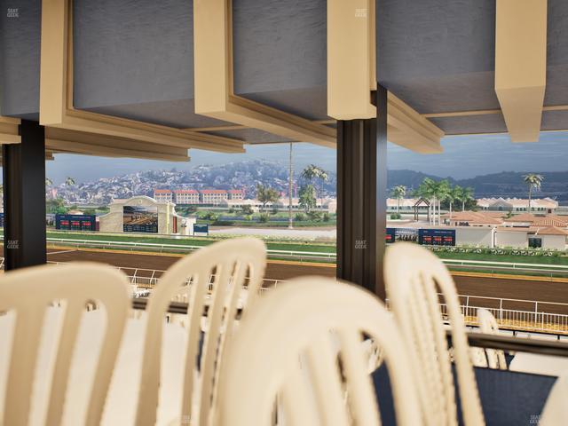 Del Mar Thoroughbred Club - Section First Turn Lvl 3 Tbl 858 Seat View