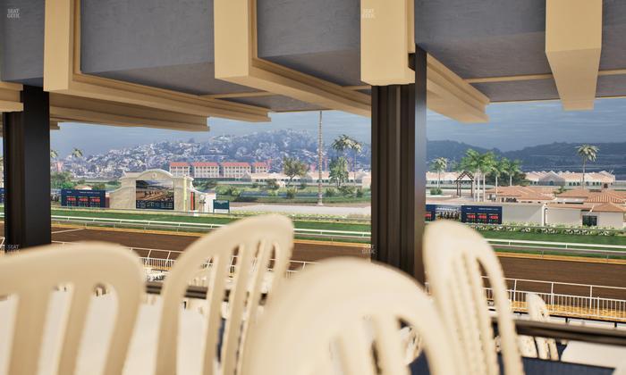 Del Mar Thoroughbred Club - Section First Turn Lvl 3 Tbl 858 Seat View