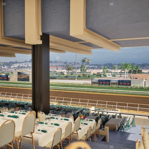 Del Mar Thoroughbred Club - Section First Turn Lvl 3 Tbl 859 Seat View