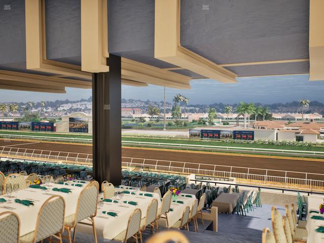 Del Mar Thoroughbred Club - Section First Turn Lvl 3 Tbl 859 Seat View