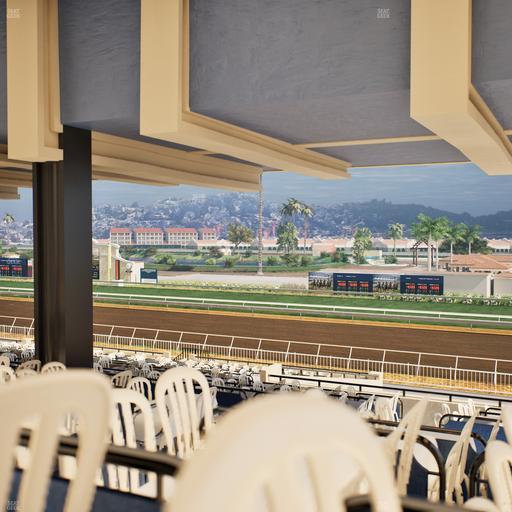 Del Mar Thoroughbred Club - Section First Turn Lvl 3 Tbl 860 Seat View