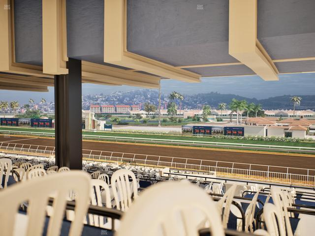 Del Mar Thoroughbred Club - Section First Turn Lvl 3 Tbl 860 Seat View