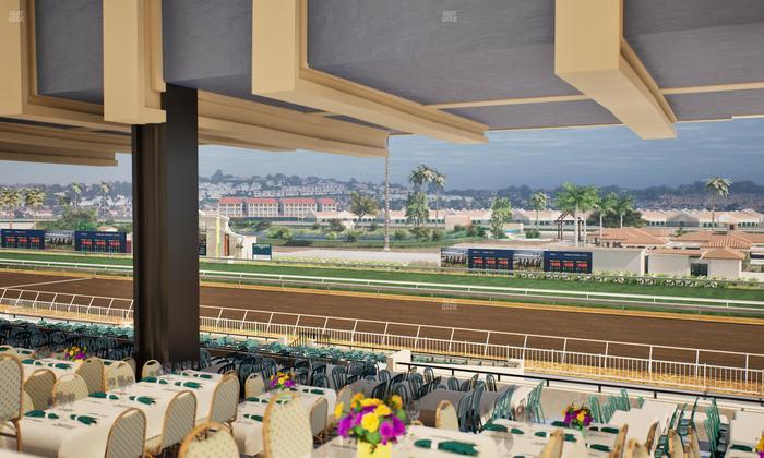 Del Mar Thoroughbred Club - Section First Turn Lvl 3 Tbl 860 Seat View