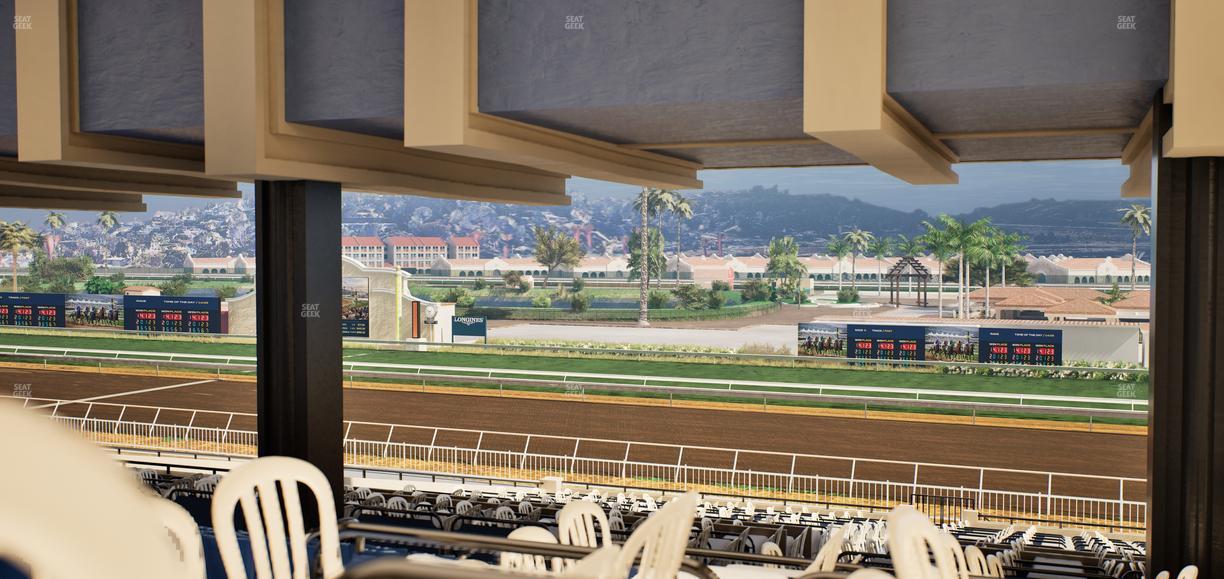 Del Mar Thoroughbred Club - Section First Turn Lvl 3 Tbl 951 Seat View