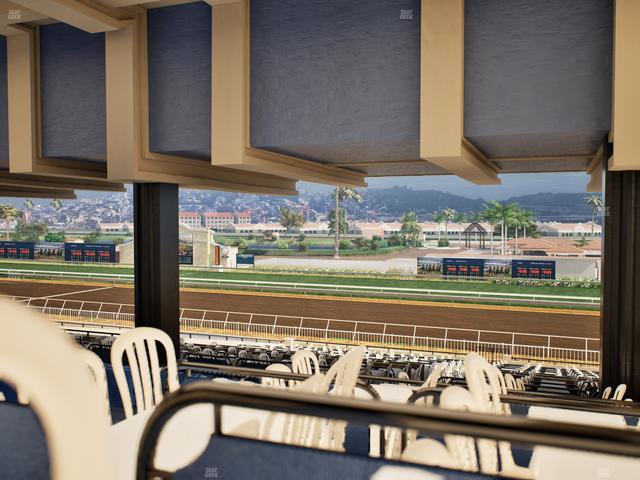 Del Mar Thoroughbred Club - Section First Turn Lvl 3 Tbl 951 Seat View