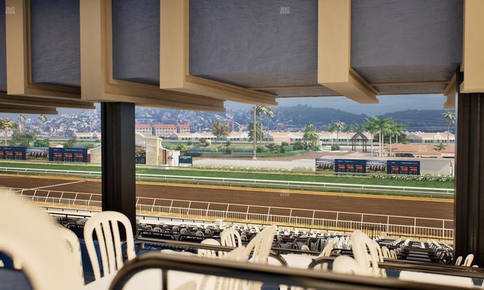 Del Mar Thoroughbred Club - Section First Turn Lvl 3 Tbl 951 Seat View