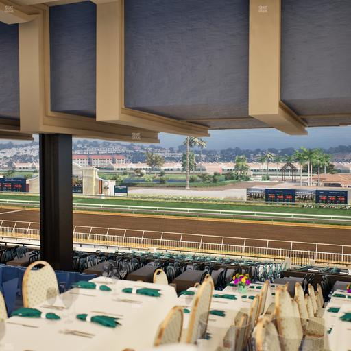 Del Mar Thoroughbred Club - Section First Turn Lvl 3 Tbl 951 Seat View