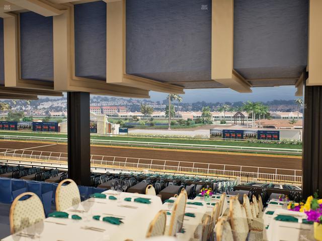 Del Mar Thoroughbred Club - Section First Turn Lvl 3 Tbl 951 Seat View
