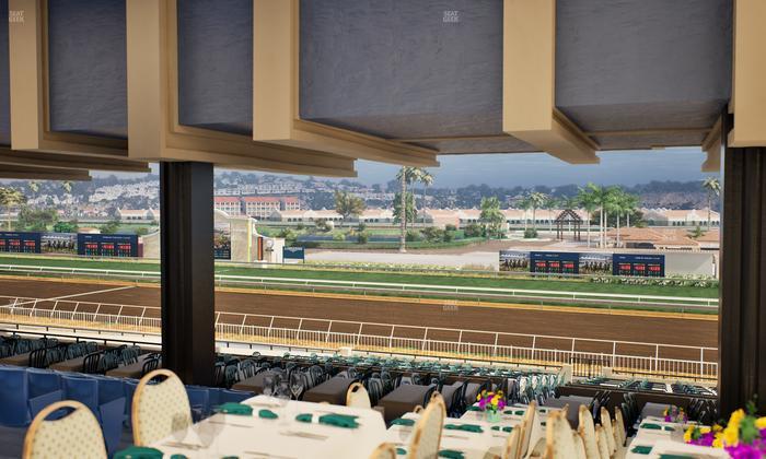 Del Mar Thoroughbred Club - Section First Turn Lvl 3 Tbl 951 Seat View