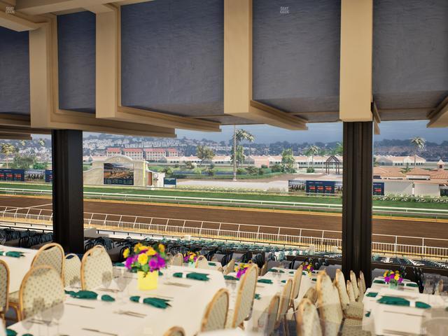 Del Mar Thoroughbred Club - Section First Turn Lvl 3 Tbl 952 Seat View