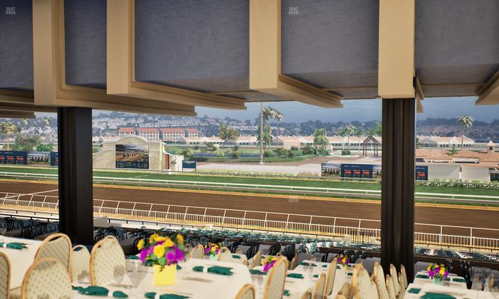 Del Mar Thoroughbred Club - Section First Turn Lvl 3 Tbl 952 Seat View