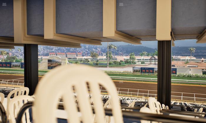 Del Mar Thoroughbred Club - Section First Turn Lvl 3 Tbl 952 Seat View