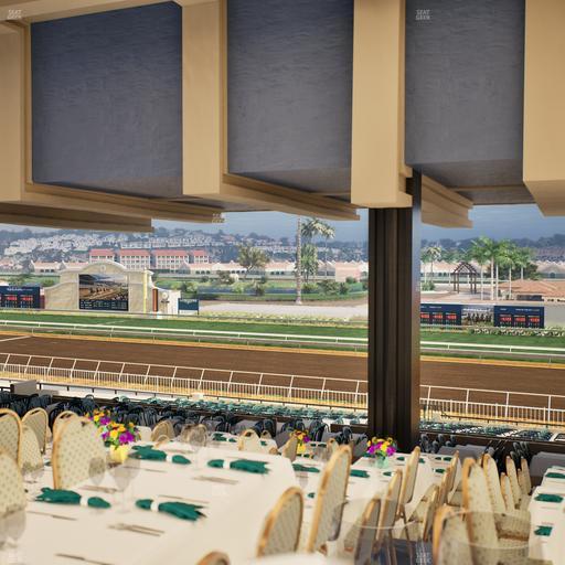 Del Mar Thoroughbred Club - Section First Turn Lvl 3 Tbl 953 Seat View