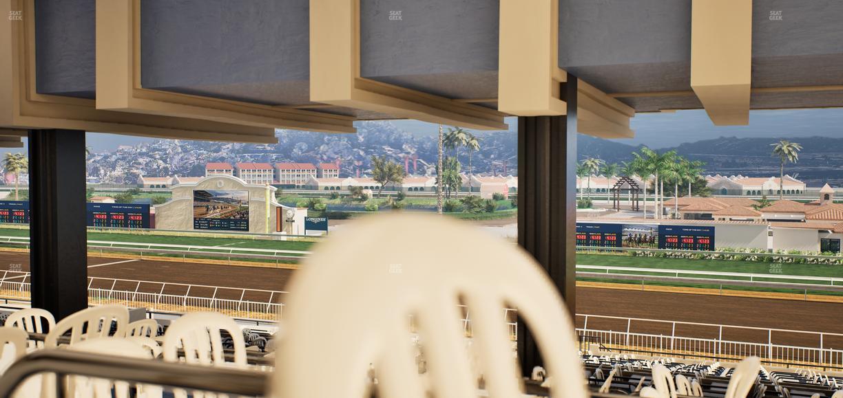 Del Mar Thoroughbred Club - Section First Turn Lvl 3 Tbl 953 Seat View