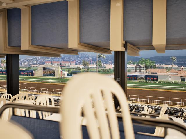 Del Mar Thoroughbred Club - Section First Turn Lvl 3 Tbl 953 Seat View