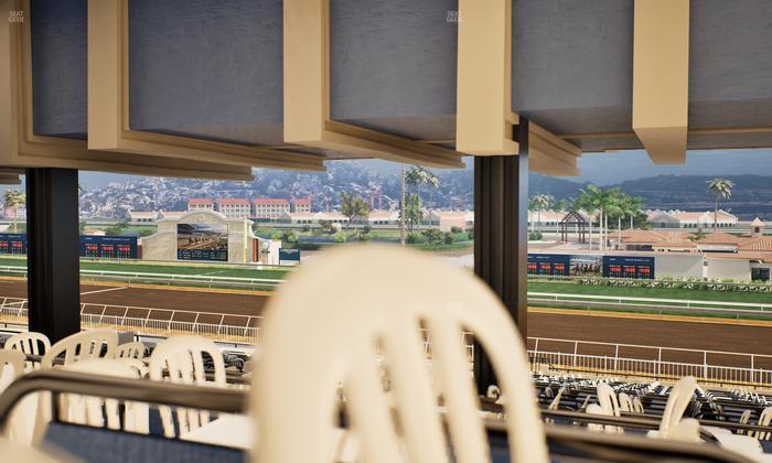 Del Mar Thoroughbred Club - Section First Turn Lvl 3 Tbl 953 Seat View