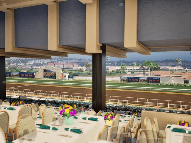 Del Mar Thoroughbred Club - Section First Turn Lvl 3 Tbl 954 Seat View