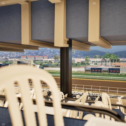Del Mar Thoroughbred Club - Section First Turn Lvl 3 Tbl 954 Seat View