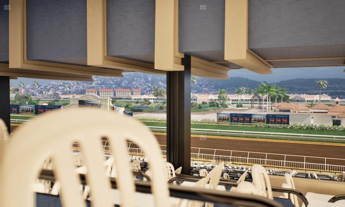 Del Mar Thoroughbred Club - Section First Turn Lvl 3 Tbl 954 Seat View