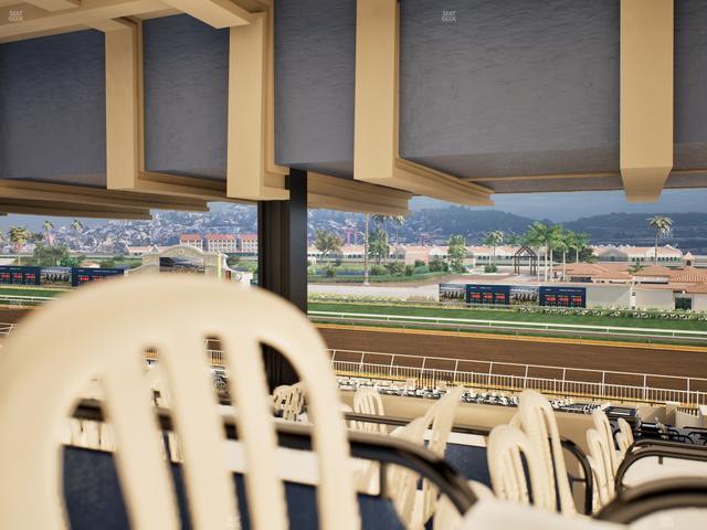 Del Mar Thoroughbred Club - Section First Turn Lvl 3 Tbl 955 Seat View