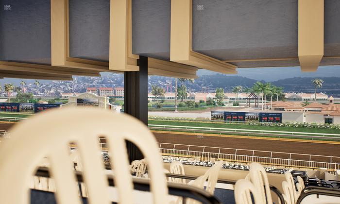 Del Mar Thoroughbred Club - Section First Turn Lvl 3 Tbl 955 Seat View