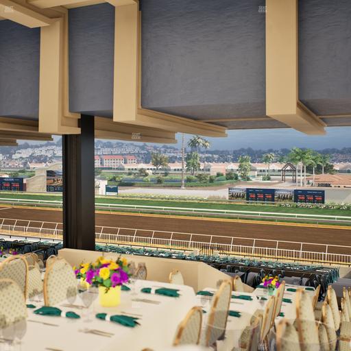 Del Mar Thoroughbred Club - Section First Turn Lvl 3 Tbl 956 Seat View