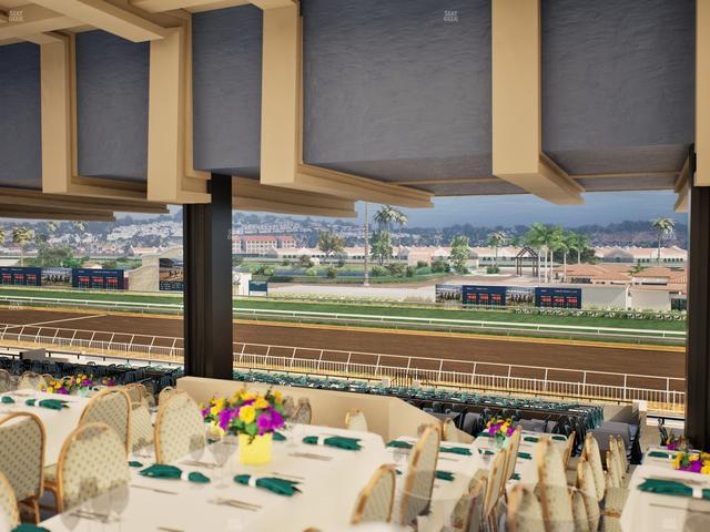 Del Mar Thoroughbred Club - Section First Turn Lvl 3 Tbl 956 Seat View