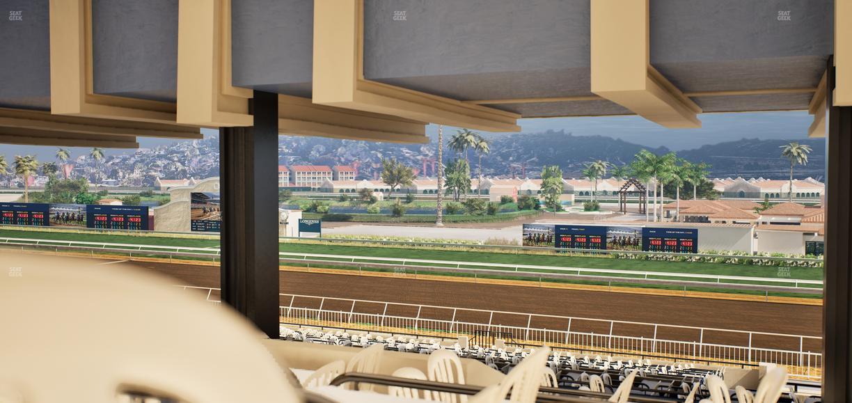 Del Mar Thoroughbred Club - Section First Turn Lvl 3 Tbl 956 Seat View
