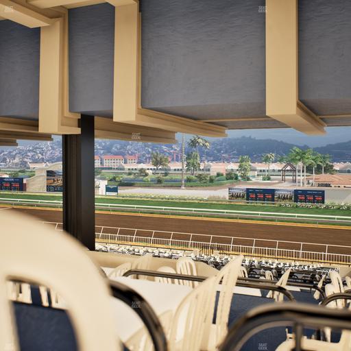 Del Mar Thoroughbred Club - Section First Turn Lvl 3 Tbl 956 Seat View