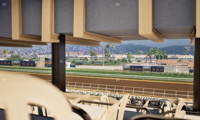 Del Mar Thoroughbred Club - Section First Turn Lvl 3 Tbl 956 Seat View