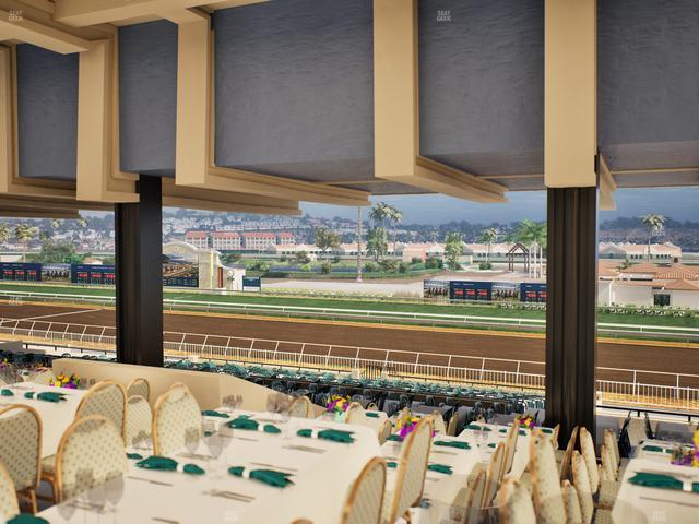 Del Mar Thoroughbred Club - Section First Turn Lvl 3 Tbl 957 Seat View