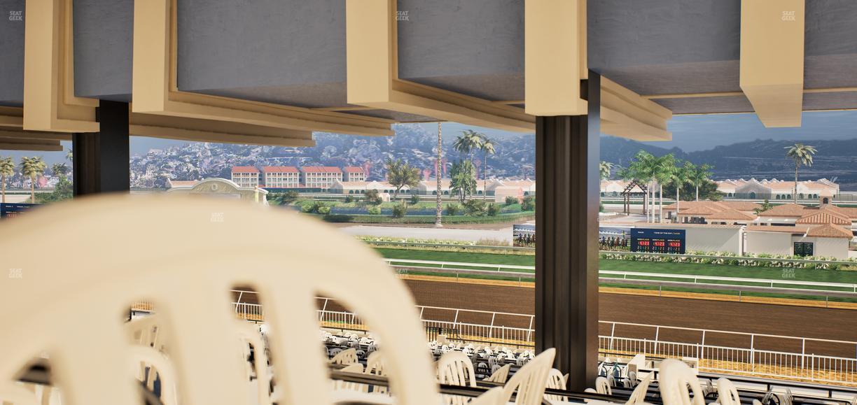 Del Mar Thoroughbred Club - Section First Turn Lvl 3 Tbl 958 Seat View