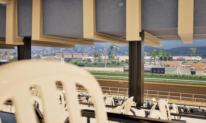 Del Mar Thoroughbred Club - Section First Turn Lvl 3 Tbl 958 Seat View