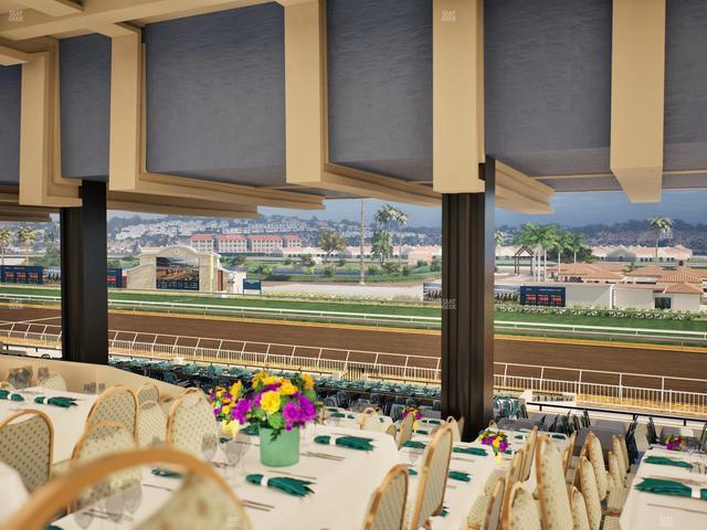 Del Mar Thoroughbred Club - Section First Turn Lvl 3 Tbl 958 Seat View