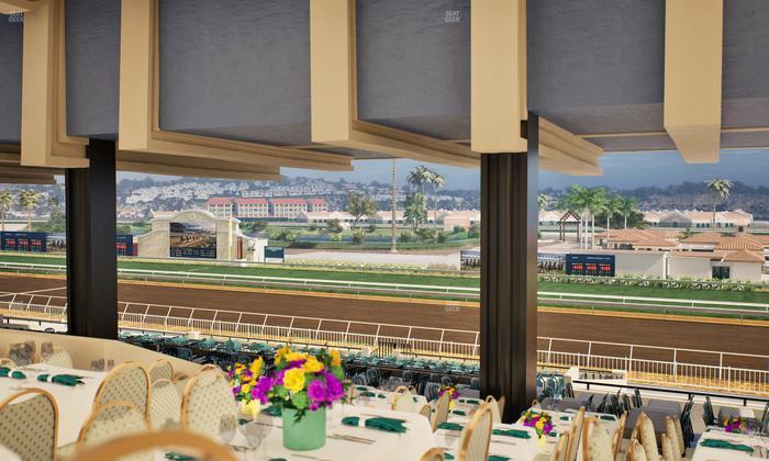 Del Mar Thoroughbred Club - Section First Turn Lvl 3 Tbl 958 Seat View
