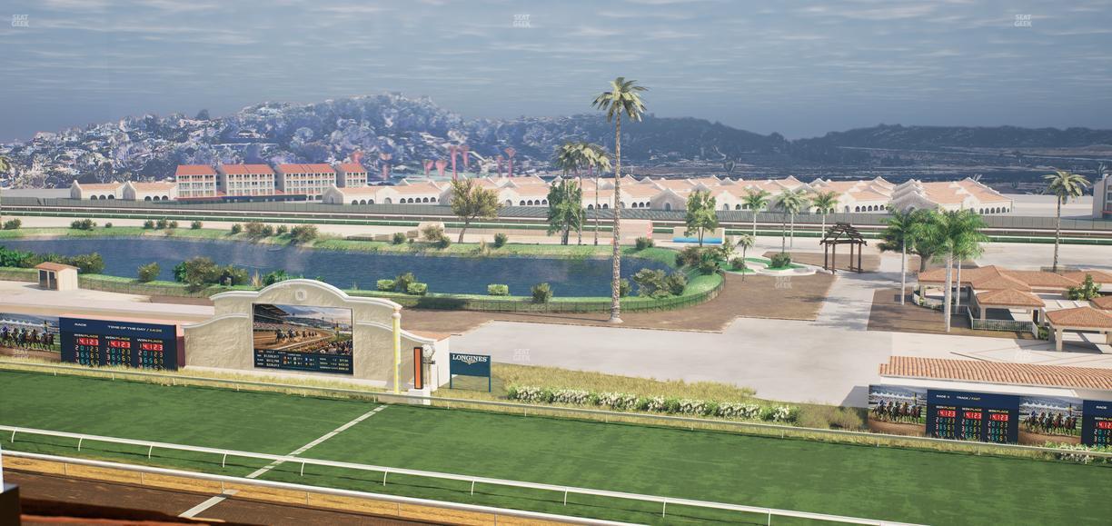 Del Mar Thoroughbred Club - Section Il Palio Patio Lvl 6 Tbl 6001 Seat View
