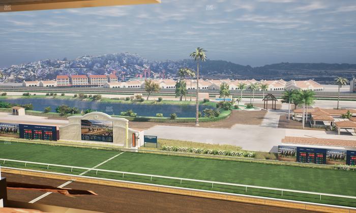 Del Mar Thoroughbred Club - Section Il Palio Patio Lvl 6 Tbl 6001 Seat View