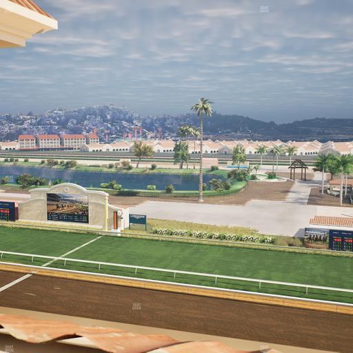 Del Mar Thoroughbred Club - Section Il Palio Patio Lvl 6 Tbl 6002 Seat View
