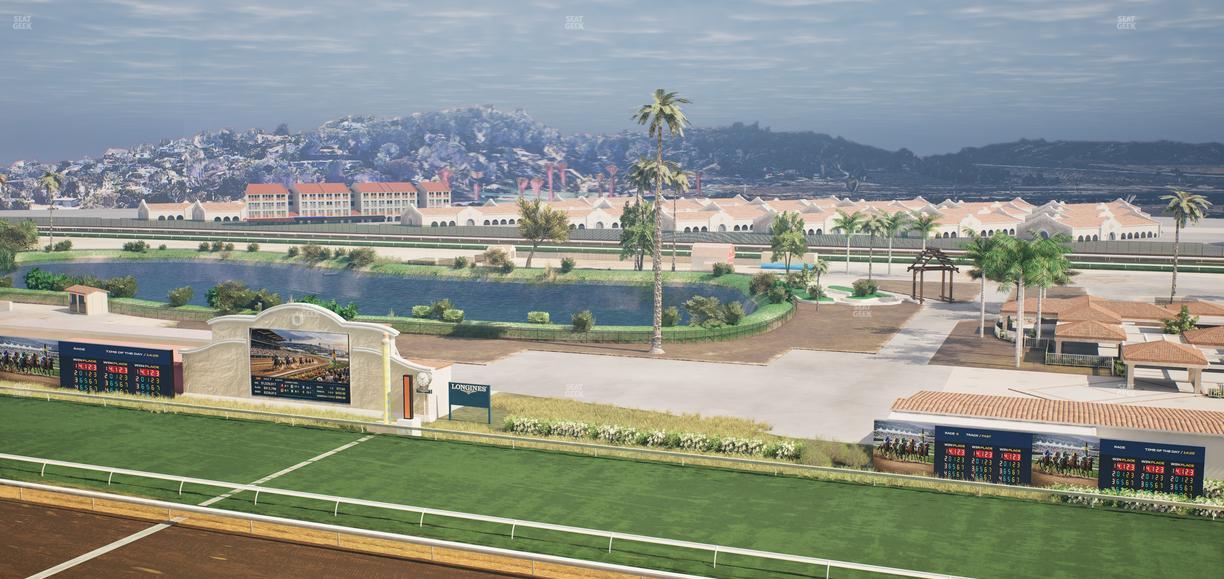 Del Mar Thoroughbred Club - Section Il Palio Patio Lvl 6 Tbl 6009 Seat View