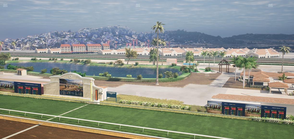 Del Mar Thoroughbred Club - Section Il Palio Patio Lvl 6 Tbl 6010 Seat View